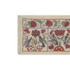 Silk Suzani Table Runner With Animal Design, Suzani Textile, | Tablecloth in Linens & Bedding by Vintage Pillows Store