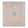 Handwoven Large Entryway Carpet from Turkey, Wool Faded Turk | Area Rug in Rugs by Vintage Pillows Store. Item composed of cotton