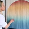 'SUMMER GLOW' // RE-FRAMED Collection | Tapestry in Wall Hangings by Rianne Aarts / Teddy and Wool Studio