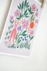 Garden Girl Print | Prints by Leah Duncan. Item composed of paper compatible with mid century modern and contemporary style