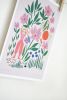 Garden Girl Print | Prints by Leah Duncan. Item composed of paper compatible with mid century modern and contemporary style