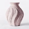 Swirl Vase Grey Large | Work by District Loom