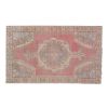 Vintage Pale Turkish Oushak Rug - Designer Carpet | Area Rug in Rugs by Vintage Pillows Store. Item composed of fiber