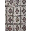 Vintage Aubusson Turkish Jajim Kilim Rug 4'11'' X 6'10'' | Area Rug in Rugs by Vintage Pillows Store. Item composed of wool and fiber