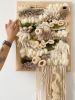 Framed unique coral reef wall hanging with crocheted details | Tapestry in Wall Hangings by Awesome Knots. Item composed of wood and cotton