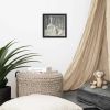 Framed Paper Print - Crystal Memory - Monochrome Still Life | Work by Eman's Gallery
