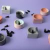 Incense Holders (Round) - Marbled | Decorative Objects by Pretti.Cool. Item composed of concrete