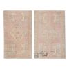 Vintage Faded Turkish Small Rug Carpet - Kitchen Rug | Rugs by Vintage Pillows Store. Item composed of cotton and fiber