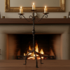 Hand Forged Iron Candelabra 26″ (66cm) | Candle Holder in Decorative Objects by edecrawzFC