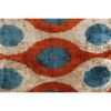 Ikat Velvet Pillow, Ikat Cushion | Pillows by Vintage Pillows Store. Item composed of cotton