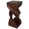 Haussmann® Wood Double Twist Stool Table 14 in SQ x 30 in | Chairs by Haussmann®