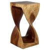 Haussmann® Original Wood Twist Stool 12 X 12 X 23 | Chairs by Haussmann®