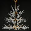 Alan Mizrahi QZ9091 Crystal Deer Chandelier | Chandeliers by Alan Mizrahi Lighting Design