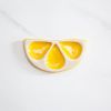 Lemon Wedge Ring Dish | Decorative Plate in Decorative Objects by Melike Carr