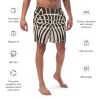 Men's Trunks - Optical Web - Op Art Black & White Illusion | Work by Eman's Gallery