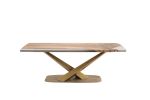 Walnut Epoxy Table - Walnut Resin Table - Custom Walnut Tabl | Dining Table in Tables by Tinella Collection. Item made of walnut compatible with contemporary and art deco style