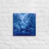 Canvas Print - Thunder - Fluid Abstract Blue Storm Art | Work by Eman's Gallery