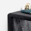 Seven | End Table in Tables by Formr. Item composed of wood & brass
