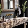 Modern Design Fluted Calacatta Viola Marble Sink : A Unique Work of Art for Your Bathroom | Water Fixtures by AYMARBLEDESIGN LLC