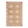 Vintage Large Pastel Suzani Bedspread From Samarkand, Faded | Tablecloth in Linens & Bedding by Vintage Pillows Store