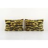 16" x 24" Handwoven Silk Ikat Velvet Pillow | Pillows by Vintage Pillows Store. Item composed of cotton
