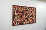 Pixel Perfect | Wall Sculpture in Wall Hangings by StainsAndGrains. Item made of oak wood works with contemporary & industrial style