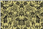 Indian Floral (XXL), Chartreuse | Fabric in Linens & Bedding by Philomela Textiles & Wallpaper. Item composed of linen