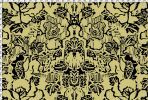 Indian Floral (XXL), Chartreuse | Fabric in Linens & Bedding by Philomela Textiles & Wallpaper. Item composed of linen