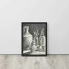 Framed Print - Weight of Silence - Monochrome Still Life | Work by Eman's Gallery