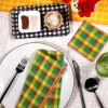 Heatwave Multi-color Gingham Cocktail Napkins, Set of 4 | Linens & Bedding by Willow Ship