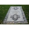 Hand Knotted Turkish Oushak  Natural Background Area Rug | Rugs by Vintage Pillows Store. Item composed of cotton and fiber