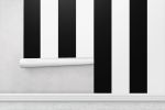 Black & White Horizontal Stripes — Classic Stripes Luxury Wallpaper Mural | Wall Treatments by ELLE WALLS