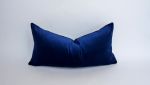 12 X 16 INCHES // sapphire blue velvet pillow case | Pillows by velvet + linen