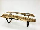 Epoxy Table - Custom Order Table - Dining Table - Walnut | Tables by TigerWoodAtelier. Item made of walnut with metal works with minimalism & contemporary style
