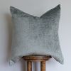 Powder Blue Chenille Decorative Pillow 24x24 | Pillows by Vantage Design