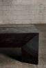 Brutal Black Oak Rectangular Coffee Table | Tables by NO AGE FURNITURE STUDIO