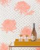 Kanoko - Coral | Wallpaper in Wall Treatments by Relativity Textiles. Item composed of fabric and paper