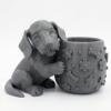 Cute Wire Haired Dachsund Planter | Plant Stand in Plants & Landscape by Kimi Craft Corner
