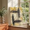 Golden Kindling | Ochre Abstract Original Painting | Oil And Acrylic Painting in Paintings by Abby May