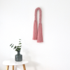 Woven Tassel arch - Aarya in dusty pink | Macrame Wall Hanging in Wall Hangings by YASHI DESIGNS by Bharti Trivedi
