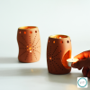 Pova Tealight Holder (Pack of 2) | Candle Holder in Decorative Objects by Lit Lamps - Sustainable Mindful Lighting. Item in contemporary or coastal style