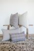 Lavender Purple Speckled Wool Pillow 20x20 | Pillows by Vantage Design
