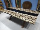 Custom Order Walnut Tree Black Epoxy Table, Dining Table | Tables by LuxuryEpoxyFurniture. Item made of wood with synthetic