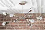 Sputnik Lamp - Modern Ceiling Lamp - Model No. 7788 | Chandeliers by Peared Creation. Item composed of brass