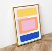 Color block Limited edition Art print | Prints by Britny Lizet. Item made of paper compatible with boho and contemporary style