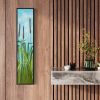 The Stand of the Cattail | Mixed Media in Paintings by Susan Wallis. Item works with contemporary & modern style