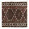 Kurdish Hand-Knotted Distressed Tribal Runner 4'4'' X 8'7'' | Area Rug in Rugs by Vintage Pillows Store. Item made of cotton