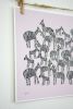 Zeal Print | Prints by Leah Duncan. Item made of paper works with mid century modern & contemporary style