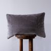 Dusty Lavender Mohair Lumbar 14x22 | Pillow in Pillows by Vantage Design