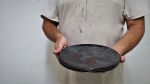 Black Ceramic plates | Dinnerware by YomYomceramic. Item composed of ceramic